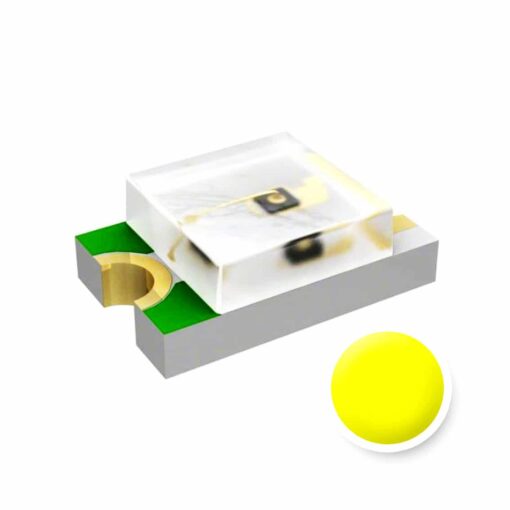 0805 Yellow SMD LED Diode – Pack of 50 PHI1002339 Phipps Electronics 2