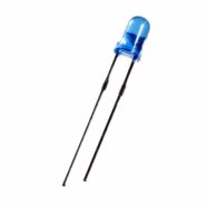 3MM Blue Diffused Lens LED Diode – Pack of 100 PHI1002330 Phipps Electronics