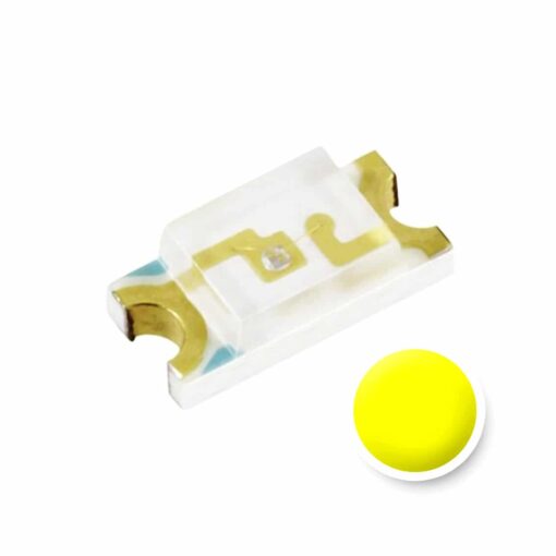 1206 Yellow SMD LED Diode – Pack of 50 2