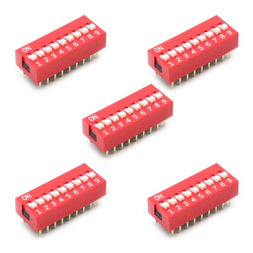 9 Position DIP Switch – Pack of 5 PHI1002482 Phipps Electronics 2