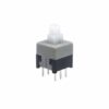 6 Pin Square DPDT 5.8MM x 5.8MM Self Locking Switch - Pack of 10