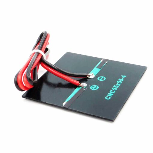 4V 60mA Solar Panel with Cable – 55mm x 55mm PHI1002695 Phipps Electronics 4