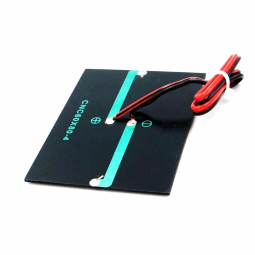4V 150mA Solar Panel with Cable – 60mm x 80mm 4