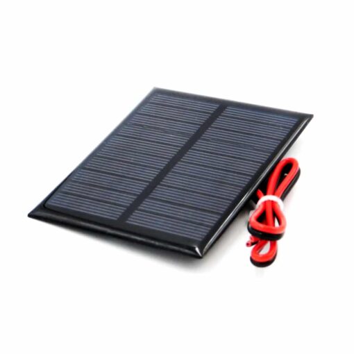 5V 160mA Solar Panel with Cable – 90mm x 70mm 3