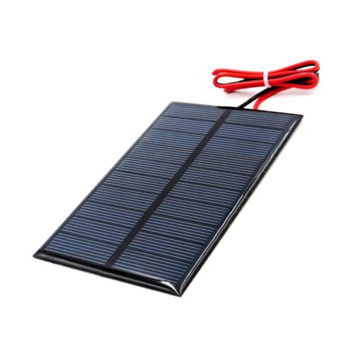 5V 250mA Solar Panel with Cable – 110mm x 69mm 3