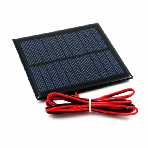 5.5V 180mA Solar Panel with Cable – 95mm x 95mm PHI1002703 Phipps Electronics 2