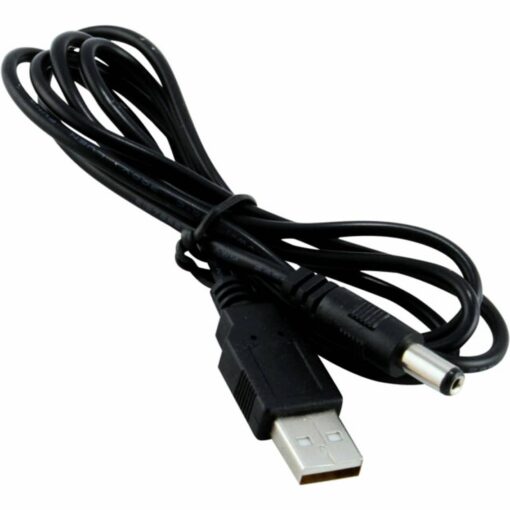 USB to DC 5.5MM x 2.1MM Socket Plug Cable PHI1002601 Phipps Electronics 3