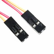2.54mm DuPont Female to Female 20CM 2 Channel Jumper Cable – Pack of 2 PHI1002609 Phipps Electronics