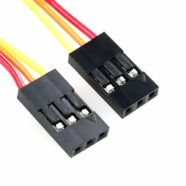 2.54mm DuPont Female to Female 20CM 3 Channel Jumper Cable – Pack of 2 PHI1002610 Phipps Electronics