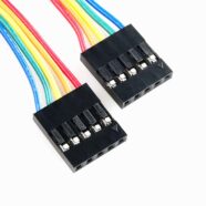 2.54mm DuPont Female to Female 20CM 5 Channel Jumper Cable – Pack of 2 PHI1002612 Phipps Electronics