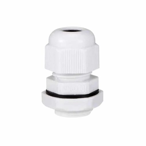 M16 Waterproof White Nylon Cable Gland – Pack of 5 2