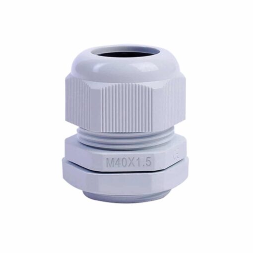 M40 Waterproof White Nylon Cable Gland – Pack of 5 2