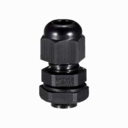 M12 Waterproof Black Nylon Cable Gland – Pack of 5 PHI1002683 Phipps Electronics