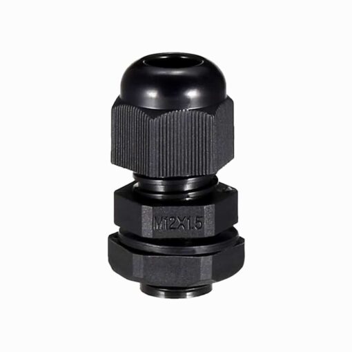 M12 Waterproof Black Nylon Cable Gland – Pack of 5 PHI1002683 Phipps Electronics 2