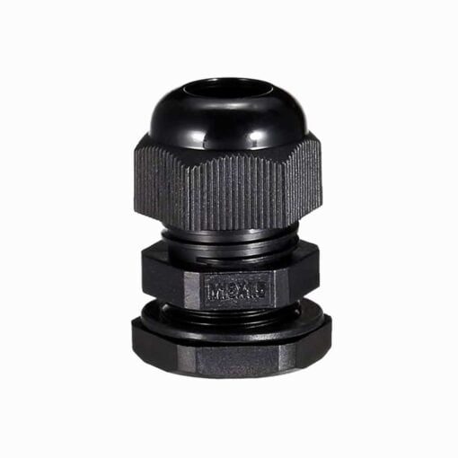M18 Waterproof Black Nylon Cable Gland – Pack of 5 2