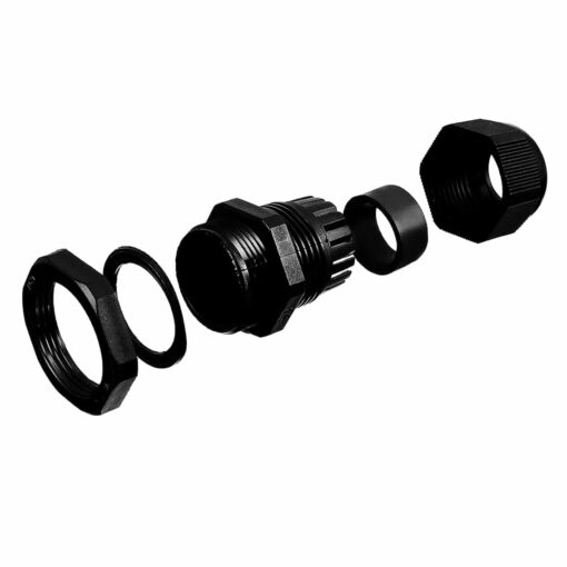 M18 Waterproof Black Nylon Cable Gland – Pack of 5 PHI1002685 Phipps Electronics 4