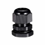 M22 Waterproof Black Nylon Cable Gland – Pack of 5 PHI1002687 Phipps Electronics