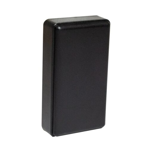 Black ABS Electronics Snap Close Enclosure Box – 50 x 28 x 15mm – Pack of 2 3