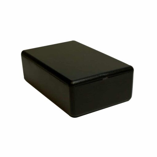 Black ABS Electronics Snap Close Enclosure Box – 80 x 50 x 26mm – Pack of 2 2