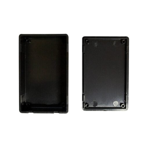 Black ABS Electronics Snap Close Enclosure Box – 80 x 50 x 26mm – Pack of 2 4
