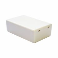 White ABS Electronics Snap Close Enclosure Box – 80 x 50 x 26mm – Pack of 2 PHI1002857 Phipps Electronics