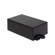 Black ABS Electronics Flange Mount Enclosure Box – 80 x 38 x 22mm – Pack of 2 PHI1002858 Phipps Electronics