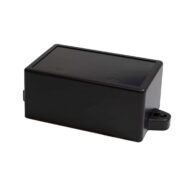 Black ABS Electronics Flange Mount Enclosure Box – 82 x 52 x 35mm – Pack of 2 PHI1002859 Phipps Electronics