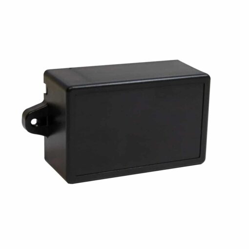 Black ABS Electronics Flange Mount Enclosure Box – 82 x 52 x 35mm – Pack of 2 PHI1002859 Phipps Electronics 3
