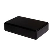 Black ABS Electronics Snap Close Enclosure Box – 92 x 58 x 23mm – Pack of 2