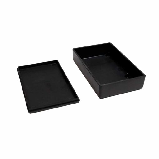 Black ABS Electronics Snap Close Enclosure Box – 92 x 58 x 23mm – Pack of 2 4