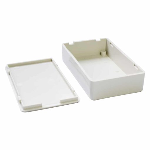 White ABS Electronics Snap Close Enclosure Box – 85 x 50 x 21mm – Pack of 2 4