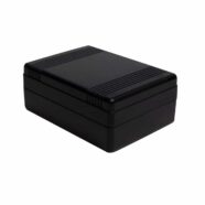 Black ABS Electronics Screw Close Enclosure Box – 90 x 65 x 36mm – Pack of 2 2