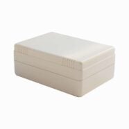 White ABS Electronics Screw Close Enclosure Box – 90 x 65 x 36mm – Pack of 2 PHI1002864 Phipps Electronics