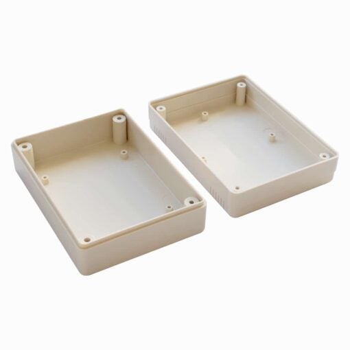 White ABS Electronics Screw Close Enclosure Box – 90 x 65 x 36mm – Pack of 2 4