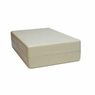 White ABS Electronics Screw Close Enclosure Box – 125 x 80 x 32mm – Pack of 2 PHI1002865 Phipps Electronics