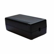 Black ABS Electronics Snap Close Enclosure Box with Vents – 108 x 56 x 40mm – Pack of 2 PHI1002868 Phipps Electronics