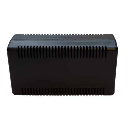 Black ABS Electronics Snap Close Enclosure Box with Vents – 108 x 56 x 40mm – Pack of 2 3