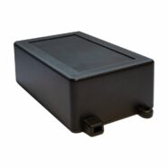 Black ABS Electronics Flange Mount Enclosure Box – 115 x 62 x 35mm – Pack of 2 PHI1002869 Phipps Electronics