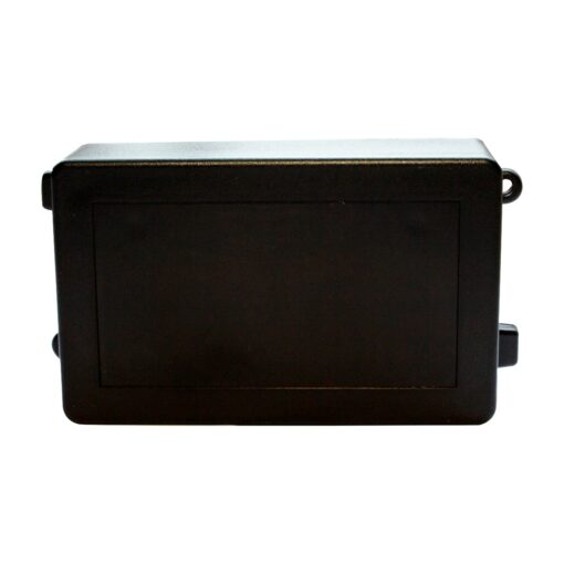 Black ABS Electronics Flange Mount Enclosure Box – 115 x 62 x 35mm – Pack of 2 4