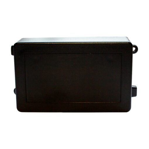 Black ABS Electronics Flange Mount Enclosure Box – 115 x 62 x 35mm – Pack of 2 PHI1002869 Phipps Electronics 4