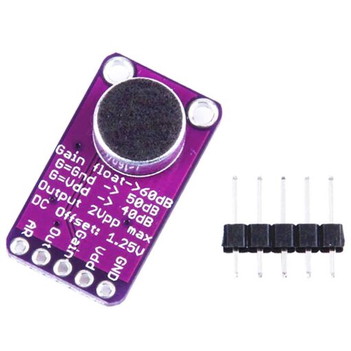 Microphone Amplifier Module with AGC and Low-Noise Bias – MAX9814 PHI1002490 Phipps Electronics 2