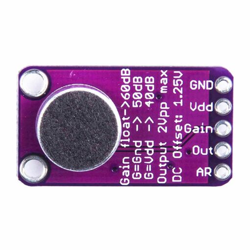 Microphone Amplifier Module with AGC and Low-Noise Bias – MAX9814 PHI1002490 Phipps Electronics 3