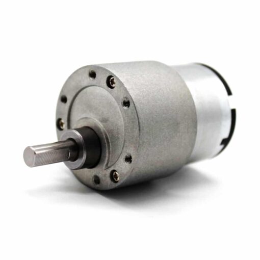 12V Geared 37mm DC Motor 2