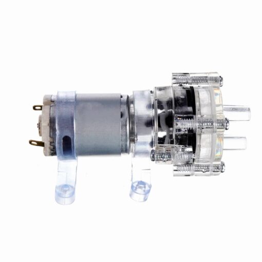 385 12V Transparent Water Pump DC Motor PHI1002555 Phipps Electronics 5