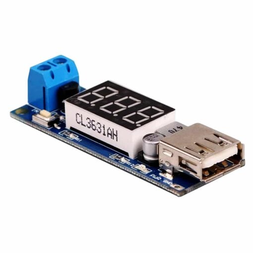 DC-DC Step Down Buck Converter to 5V USB Module – With Voltmeter 3