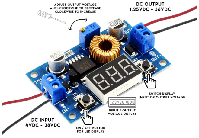 XL4015 DC-DC Converter Operation