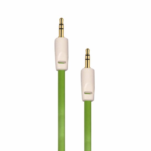 Auxiliary 3.5mm Jack to Jack Male Cable – Pack of 5 (Green) PHI1001902 Phipps Electronics 3
