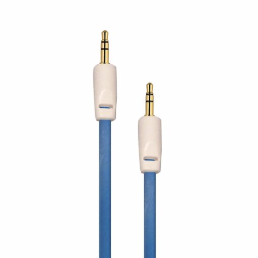 Auxiliary 3.5mm Jack to Jack Male Cable – Pack of 5 (Light Blue) PHI1001903 Phipps Electronics 3