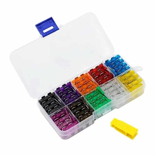 ATO Blade Fuse 100 Piece Assortment Pack with Case PHI1002905 Phipps Electronics 2