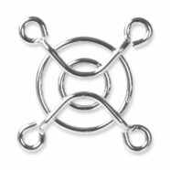 Metal 30mm 2 Ring Chrome Fan Guard – Pack of 2 PHI1002891 Phipps Electronics